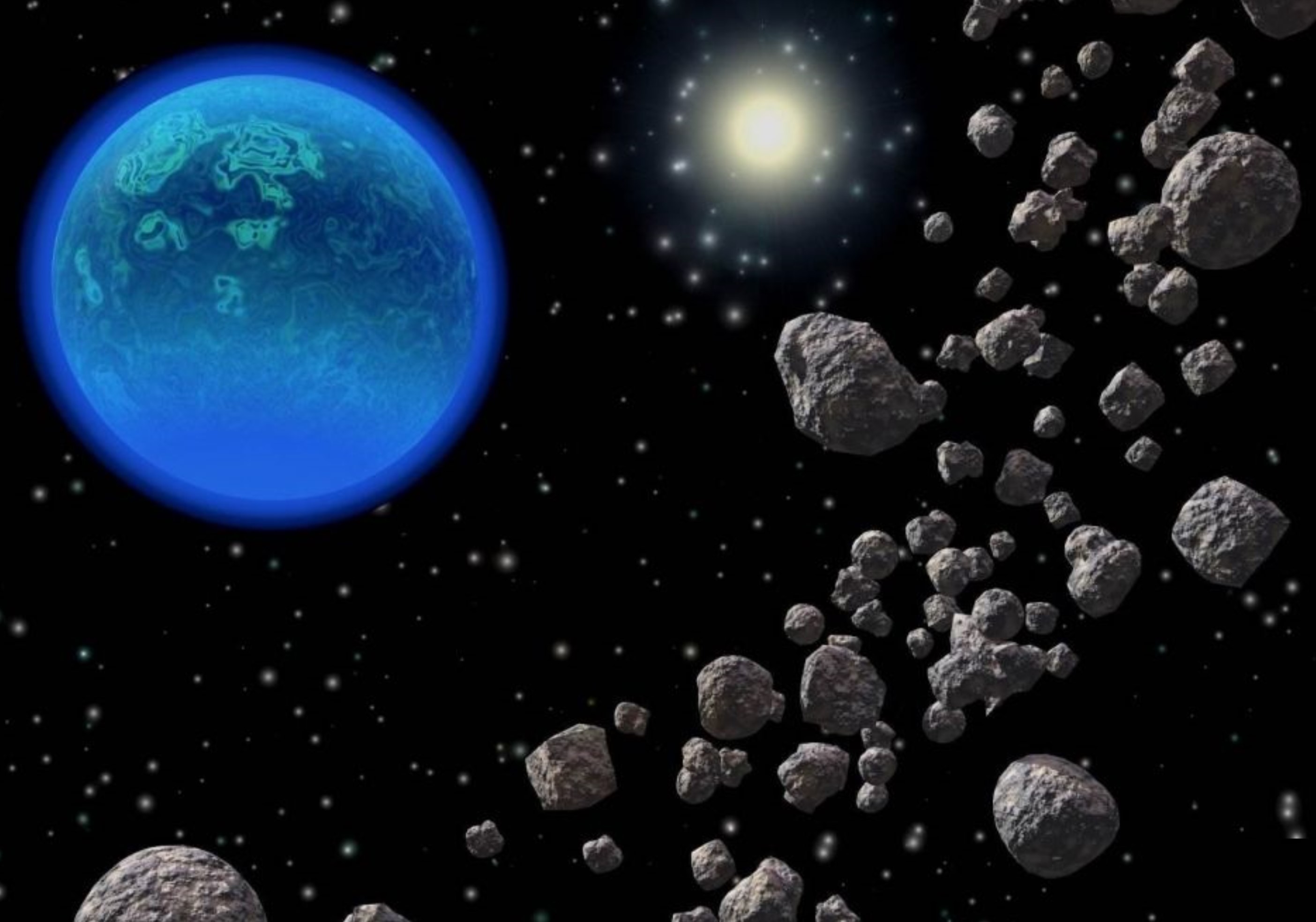 茫茫宇宙,為啥飄蕩著這么多石頭,由石頭組成的行星有幾多 茫茫宇宙,為啥飄蕩著那么多石頭,由石頭組成的行星有幾多?